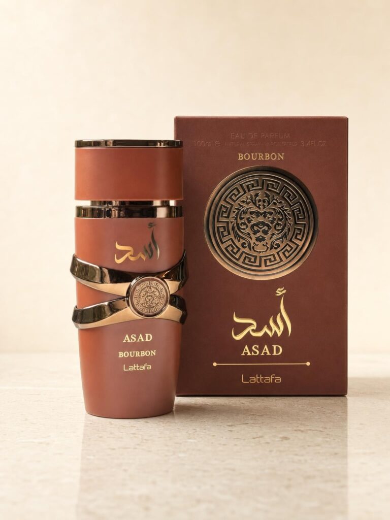 Asad Bourbon perfume bottle by Lattafa